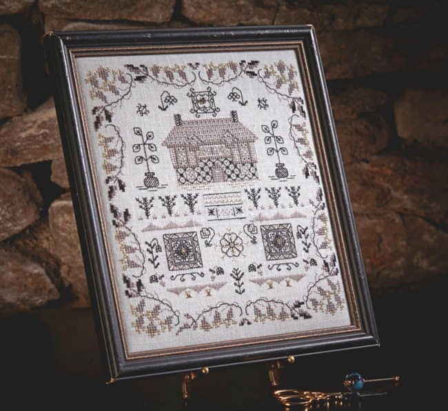 Blackwork House The Cross Stitch Guild